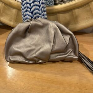 Rebecca Minkoff Metallic Gray Clutch